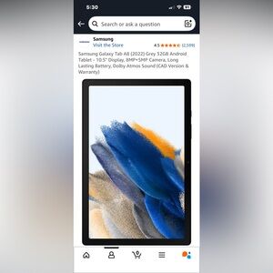 Samsung Galaxy Tablet A8 (2022)